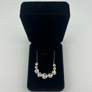 Swarovski Silver Heart Crystal Necklace